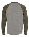 Independent Trading Co. Unisex Special Blend Raglan Crewneck Sweatshirt PRM30SBC