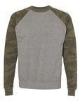 Independent Trading Co. Unisex Special Blend Raglan Crewneck Sweatshirt PRM30SBC