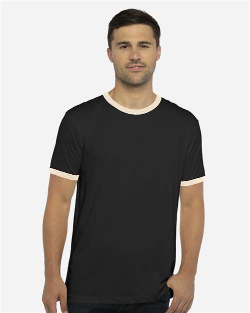 Next Level Unisex Cotton Ringer T-Shirt 3604