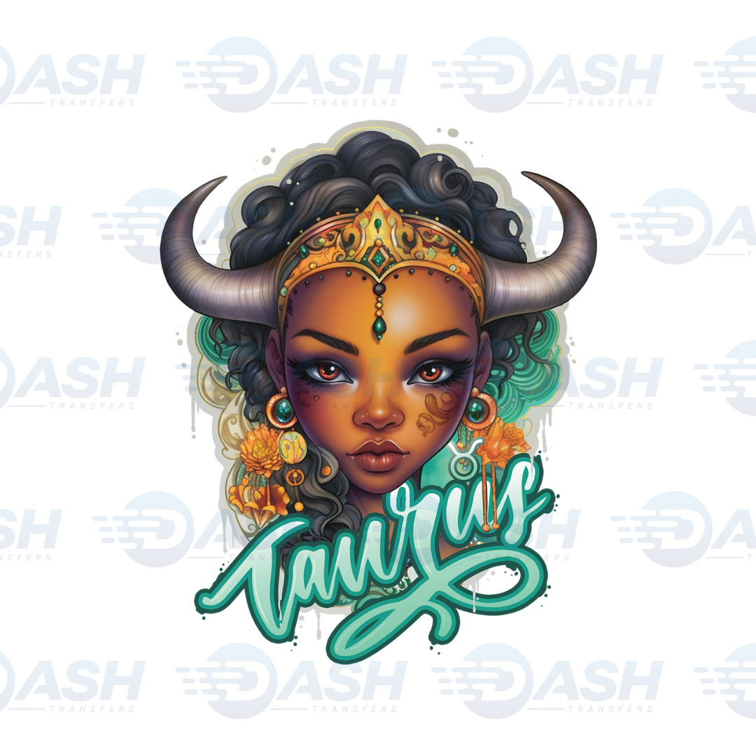 22x48 Inches Taurus Zodiac Gang sheet