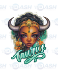 22x48 Inches Taurus Zodiac Gang sheet