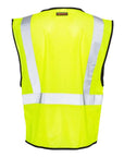 Kishigo Unisex Zippered Mesh Economy Class 2 Vest 1547-1548