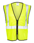 Kishigo Unisex Zippered Mesh Economy Class 2 Vest 1547-1548