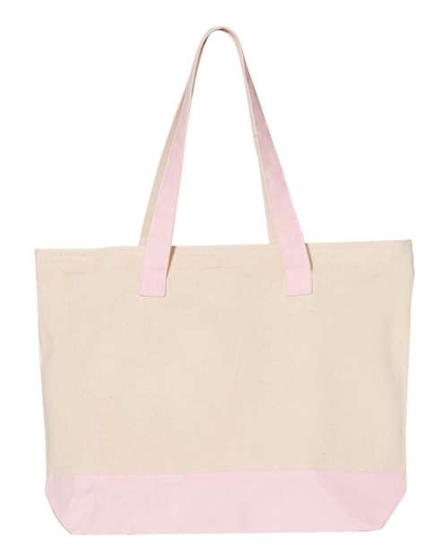 Q-Tees 19L Zippered Tote Q1300