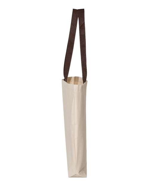 Q-Tees 11L Canvas Tote with Contrast-Color Handles Q4400