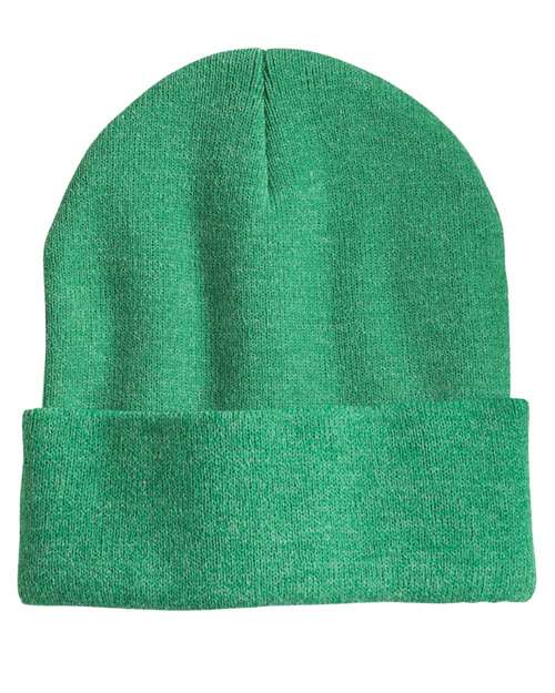 Sportsman 12" Solid Cuffed Beanie SP12