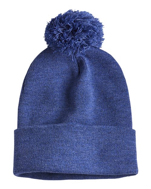 Sportsman 12" Pom-Pom Cuffed Beanie SP15
