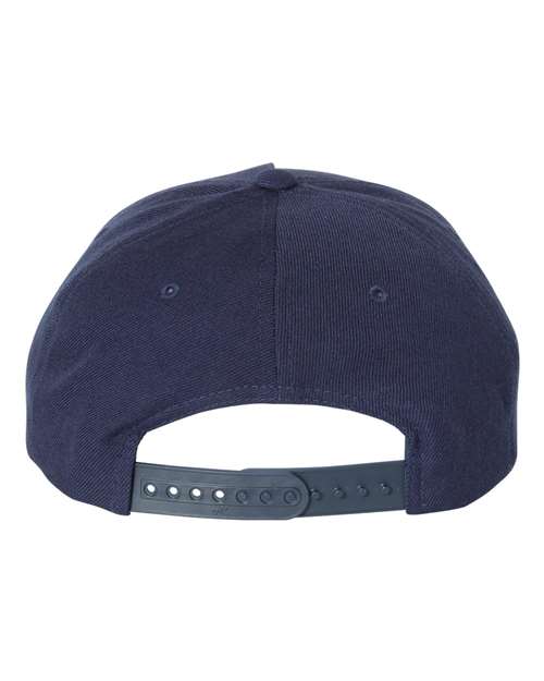 YP Classics Premium Five-Panel Curved Bill Snapback Cap 5789M