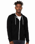 BELLA + CANVAS Unisex Sponge Fleece Full-Zip Hoodie Sweatshirt 3739