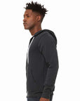BELLA + CANVAS Unisex Sponge Fleece Full-Zip Hoodie Sweatshirt 3739