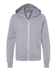 BELLA + CANVAS Youth Sponge Fleece Full-Zip Hoodie Sweatshirt 3739Y