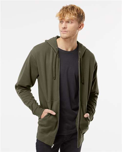 Independent Trading Co. Unisex Midweight Full-Zip Hooded Sweatshirt SS4500Z