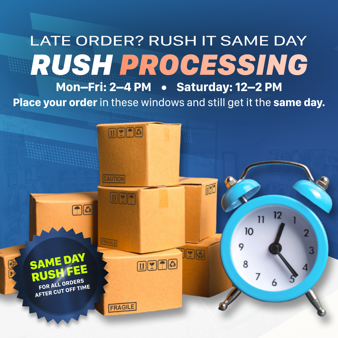 Rush Processing - Same Day 2 PM - 4 PM