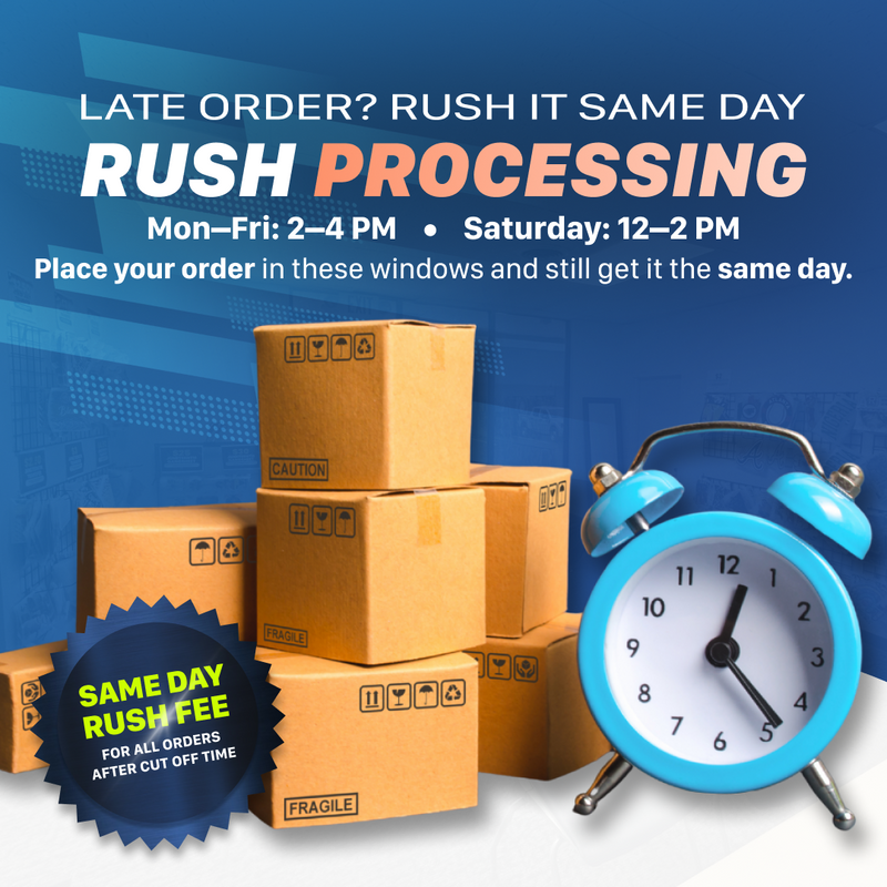 Rush Processing - Same Day 2 PM - 4 PM