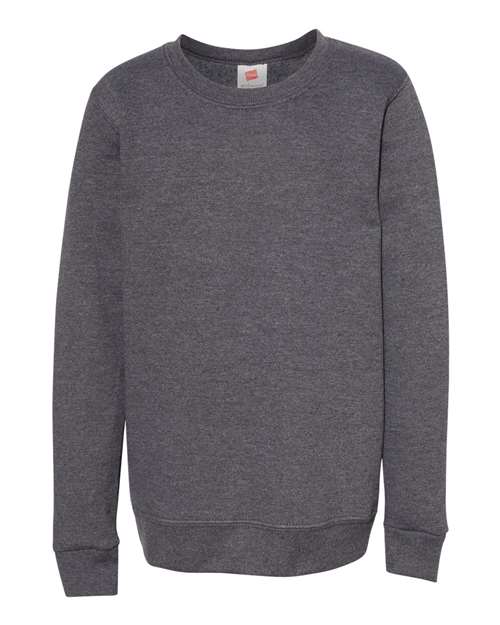 Hanes Youth EcoSmart® Crewneck Sweatshirt P360