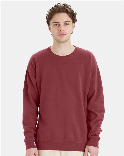 ComfortWash by Hanes Unisex Garment-Dyed Crewneck Sweatshirt GDH400