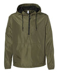Independent Trading Co. Unisex Lightweight Quarter-Zip Windbreaker Pullover Jacket EXP54LWP