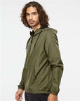 Independent Trading Co. Unisex Lightweight Quarter-Zip Windbreaker Pullover Jacket EXP54LWP