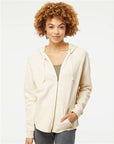 Independent Trading Co. Women's California Wave Wash Full-Zip Hooded Sweatshirt PRM2500Z