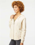 Independent Trading Co. Women's California Wave Wash Full-Zip Hooded Sweatshirt PRM2500Z