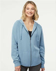 Independent Trading Co. Women's California Wave Wash Full-Zip Hooded Sweatshirt PRM2500Z