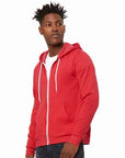 BELLA + CANVAS Unisex Sponge Fleece Full-Zip Hoodie Sweatshirt 3739