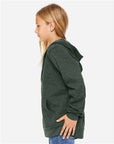 BELLA + CANVAS Youth Sponge Fleece Full-Zip Hoodie Sweatshirt 3739Y