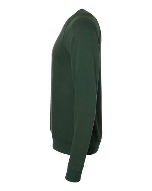 BELLA + CANVAS Unisex Sponge Fleece Raglan Crewneck Sweatshirt 3901
