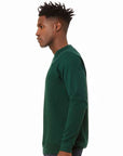 BELLA + CANVAS Unisex Sponge Fleece Raglan Crewneck Sweatshirt 3901