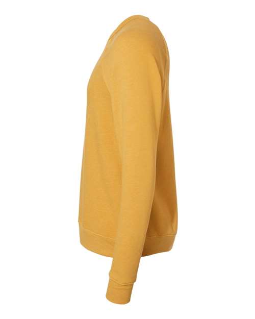 BELLA + CANVAS Unisex Sponge Fleece Raglan Crewneck Sweatshirt 3901