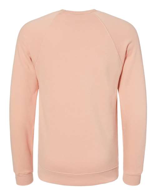 BELLA + CANVAS Unisex Sponge Fleece Raglan Crewneck Sweatshirt 3901
