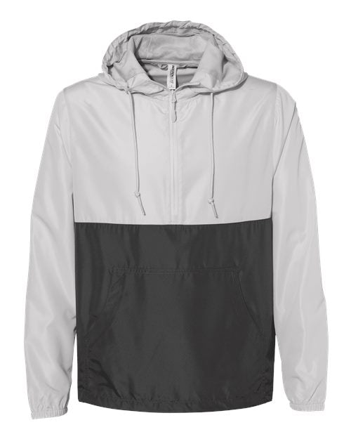Independent Trading Co. Unisex Lightweight Quarter-Zip Windbreaker Pullover Jacket EXP54LWP