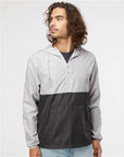 Independent Trading Co. Unisex Lightweight Quarter-Zip Windbreaker Pullover Jacket EXP54LWP