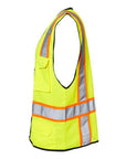 Kishigo Unisex 6 Pocket Contrast Class 2 Vest 1580-1581