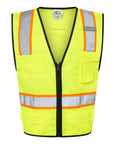 Kishigo Unisex 6 Pocket Contrast Class 2 Vest 1580-1581