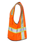 Kishigo Unisex 6 Pocket Contrast Class 2 Vest 1580-1581