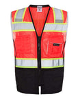 Kishigo Unisex Premium Black Series® Black Bottom Class 2 Vest 1515-1516