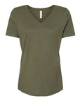 BELLA + CANVAS Women’s Relaxed Jersey V-Neck Tee 6405