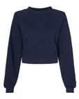 BELLA + CANVAS Women's Crop Raglan Crewneck Sweatshirt 7505
