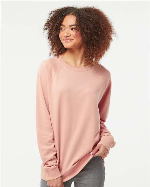 Independent Trading Co. Unisex Icon Lightweight Loopback Terry Crewneck Sweatshirt SS1000C