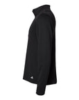 Adidas Men's 3-Stripes Double-Knit Quarter-Zip Pullover A482