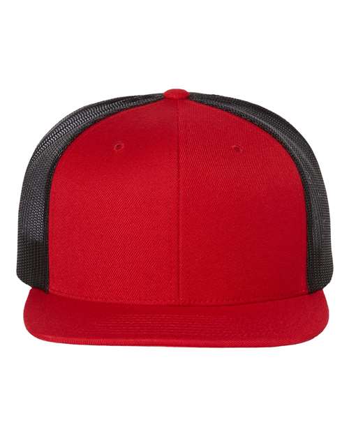 Richardson Wool Blend Flat Bill Trucker Cap 511