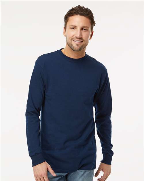 M&amp;O Unisex Gold Soft Touch Long Sleeve T-Shirt 4820