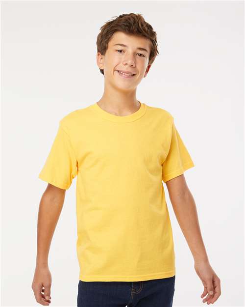 M&amp;O Youth Gold Soft Touch T-Shirt 4850