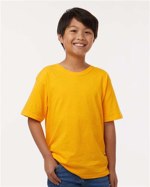 M&amp;O Youth Gold Soft Touch T-Shirt 4850