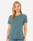 BELLA + CANVAS Women’s Relaxed Fit Heather CVC Tee 6400CVC