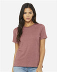 BELLA + CANVAS Women’s Relaxed Fit Heather CVC Tee 6400CVC