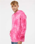 Independent Trading Co. Unisex Midweight Tie-Dyed Hooded Sweatshirt PRM4500TD