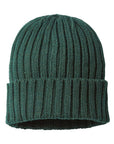 Atlantis Headwear Sustainable Cable Knit Cuffed Beanie SHORE