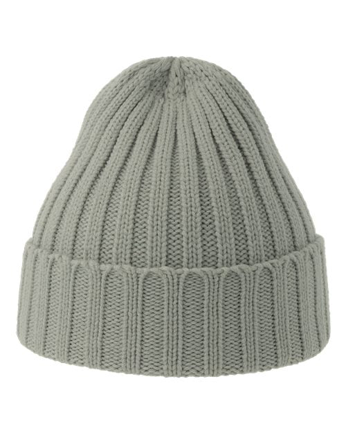 Atlantis Headwear Sustainable Cable Knit Cuffed Beanie SHORE